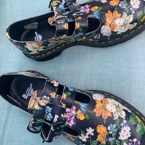 Doc Marten flower Mary Janes 9